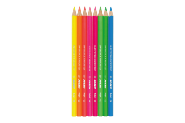 Buntstifte für Kinder Neonfarben