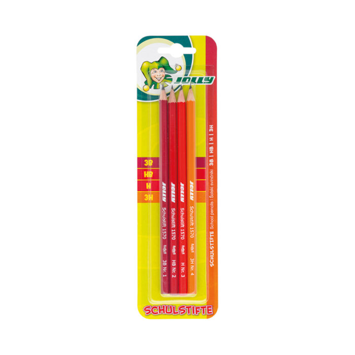 School Pencils 4 Grades Of Hardness