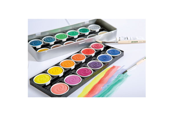 Supertabs watercolour paints 24 colours