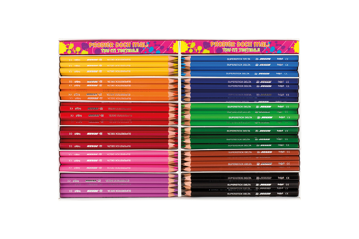 Colouring pencil, crayon Superstick Delta