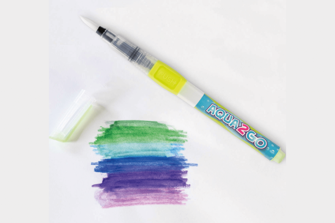 Aqua2go Pinsel mit Wassertank - ideal zum Aquarellieren | JOLLY | JOLLY