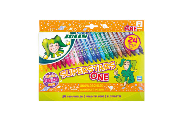 Superstars One Superstars fibre tip pens, fibre painters, felt tip pens 24 colours