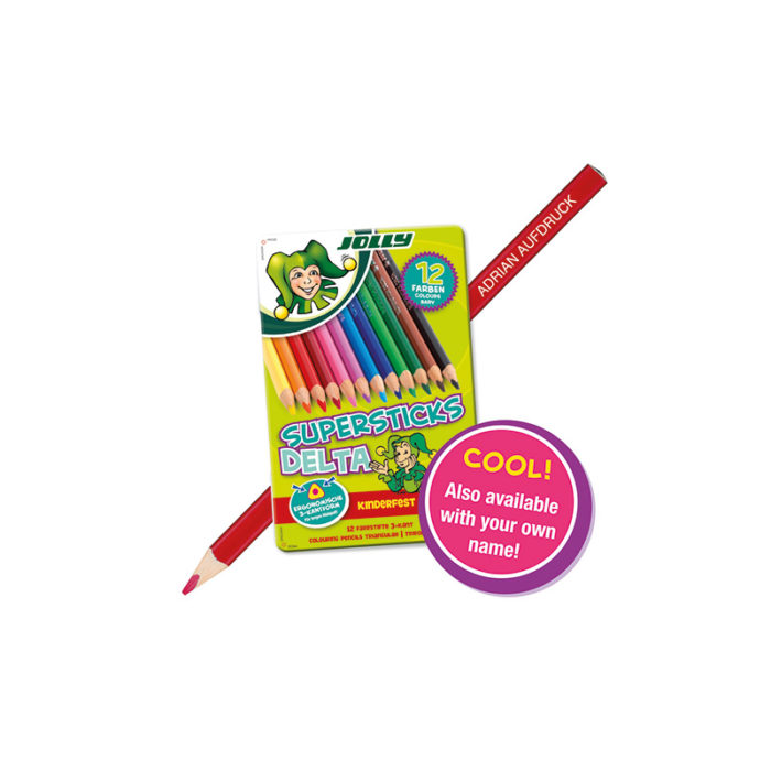 Coloured pens with individual name