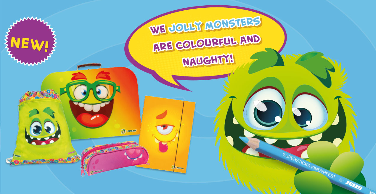 Colourful JOLLY monsters 