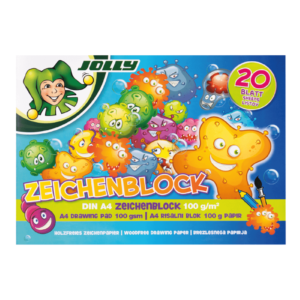Zeichenblock A4 mit Malvorlage