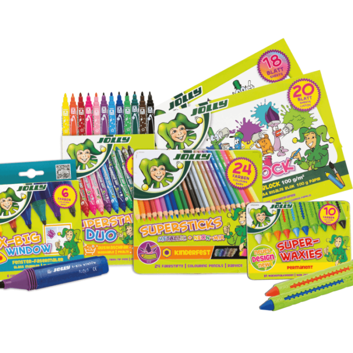 Bleib zuhause Schulset, Schulsachen