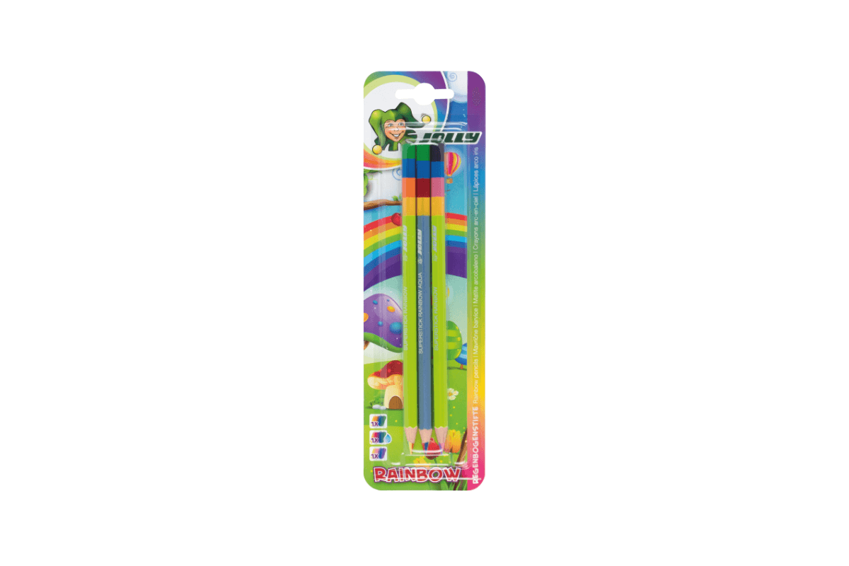 12 Pieces Rainbow Colored Pencils For Kids, 4 In 1 Color Pencils, Rainbow  Pencil For Kids, Multi Colored Pencil, Fun Pencils (four-color)