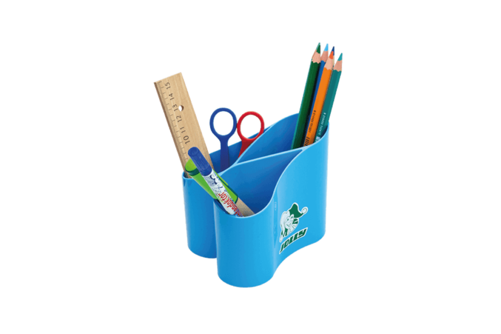 Stylischer Stiftehalter in 4 fröhlichen Farben - bunt für Kids | JOLLY