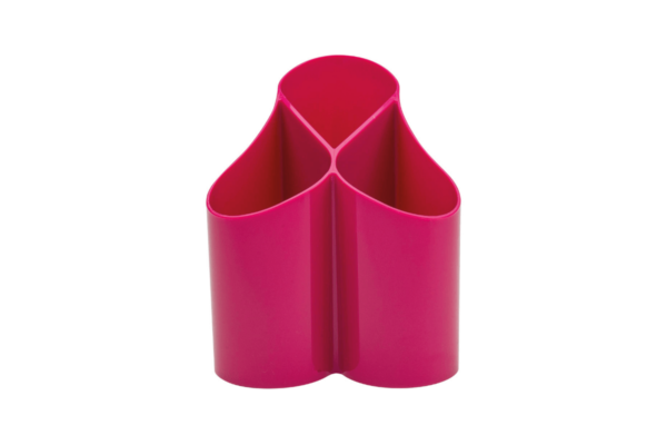 Stiftehalter Loop rosa für den Schreibtisch
