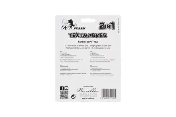 Textmarker-Highlighter-2in1