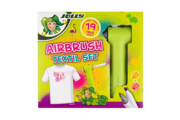 Airbrush elektrisch für Textilien, Kinder bemalen, T-Shirt