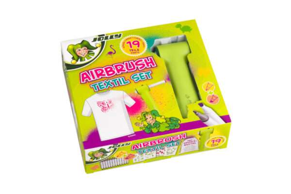 Airbrush elektrisch für Textilien, Kinder bemalen, T-Shirt