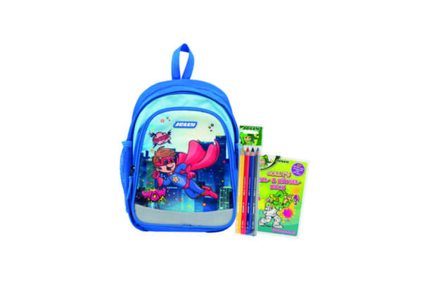 Kindergartenrucksack Superhero blau