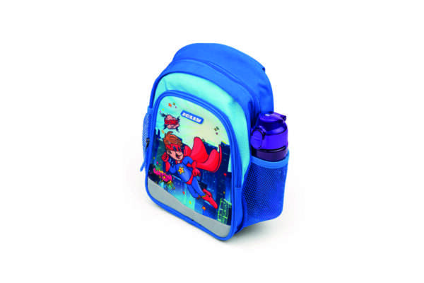 Kindergartenrucksack Superhero blau