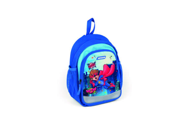 Kindergartenrucksack Superhero Blau – Bild 7