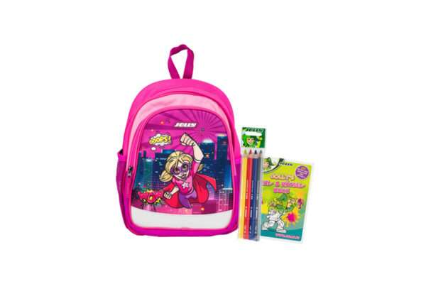 Kindergartenrucksack Superhero Pink