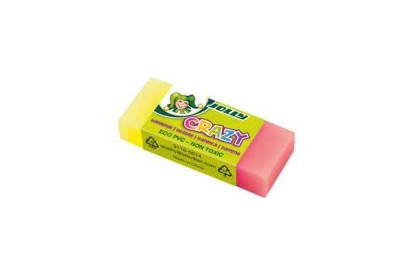 9110-0014_Radierer Crazy pink gelb