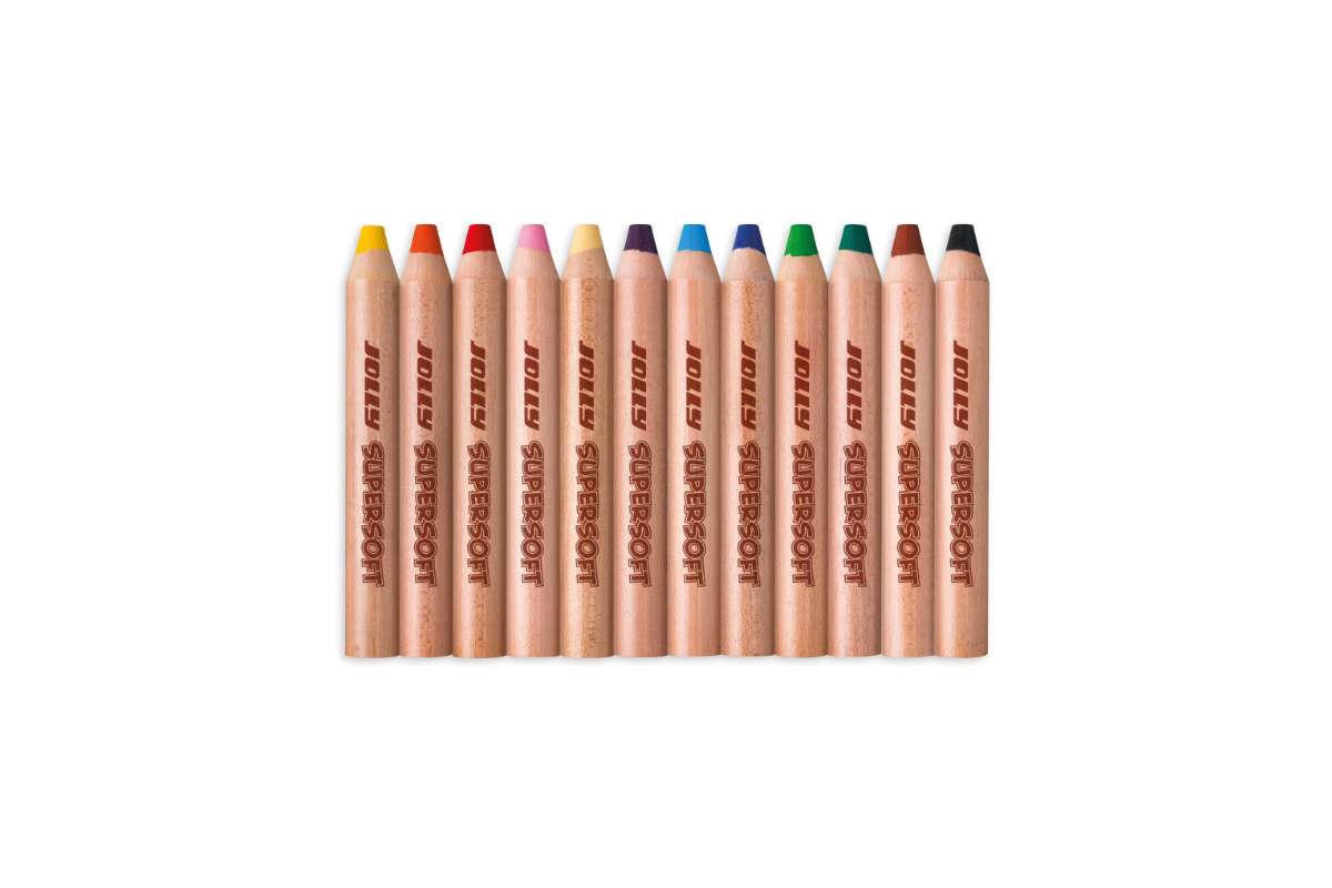 5956-0002 Supersoft Wachsmalkreide, Stift