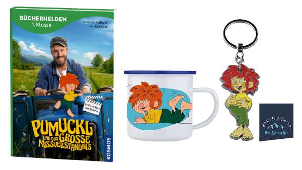 Gewinnspiel Pumuckl Gewinne: Buch, Tasse, Schlüsselanhänger 
