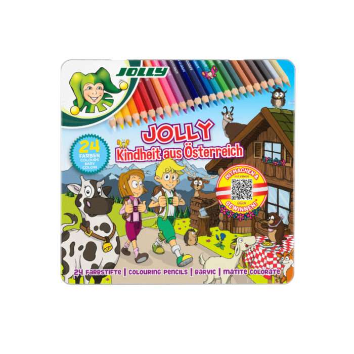 Buntstifte 24 Farben Dekor Alm