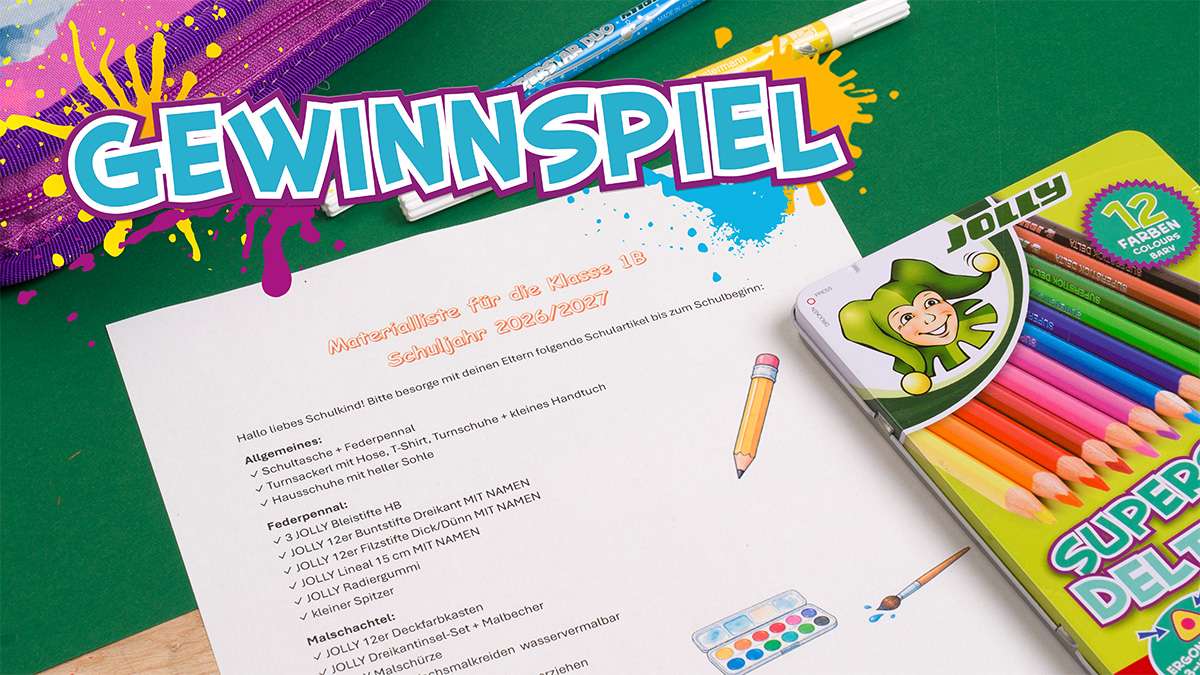 Gewinnspiel JOLLY Schulliste