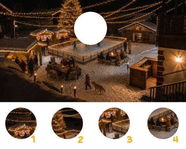 Rätsel Einzigartiger Familienurlaub im Weihnachtsdorf SCHÖNLEITN in Kärnten