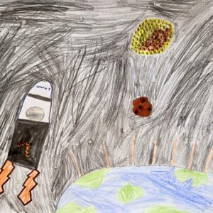 Maries Weltaumreise (7 Jahre alt)