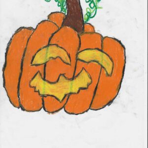 Der gruselige Kürbis